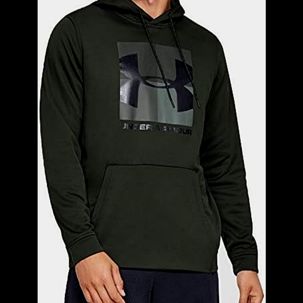 Men's Under Armour hoodie XL Gray big logo